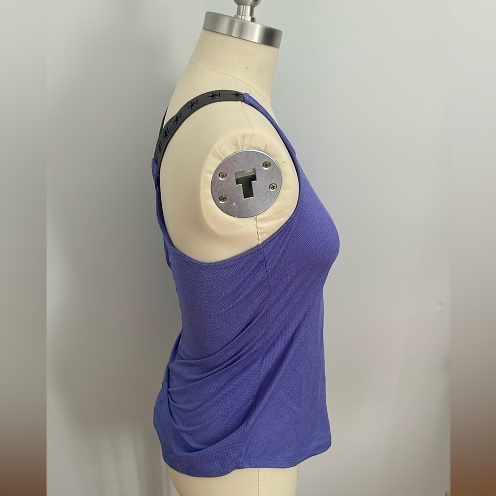 Soybu Cross Back Exercise Top- Purple- Small - Picture 2 of 4